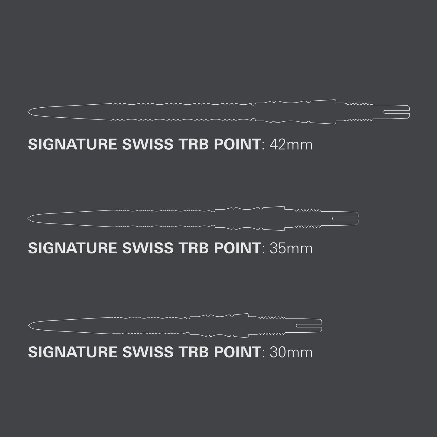 Target Swiss Signature TRB Silver Dart Points