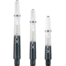 XQMax Gradient Polycarbonate Transparent & Black Dart Shaft Stem image 0