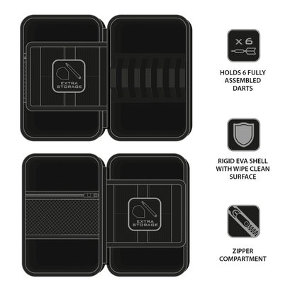 Harrows Ryan Searle 2 Pro 6 Darts Case