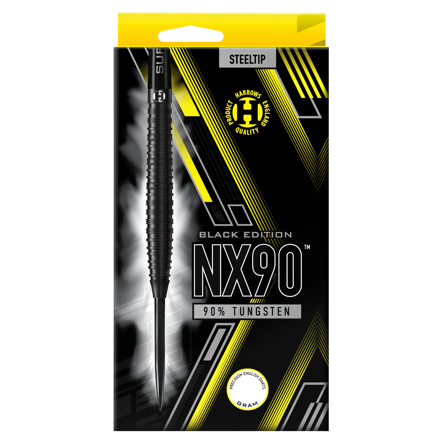 Harrows NX90 90% (Black Edition) Tungsten Dart Set image 0
