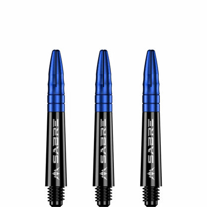 Mission Sabre Black-Blue Top Polycarbonate Dart Shaft Stem image 2
