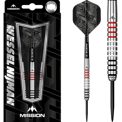Mission Wessel Nijman Natural 95% Tungsten Steel Tip Dart Set image 0