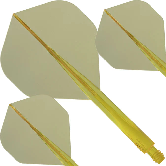 Condor AXE Clear Yellow Standard Dart Flights