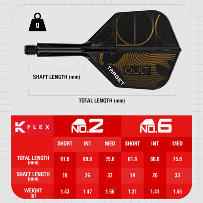 Target K-Flex Cult No6 Dart Flight