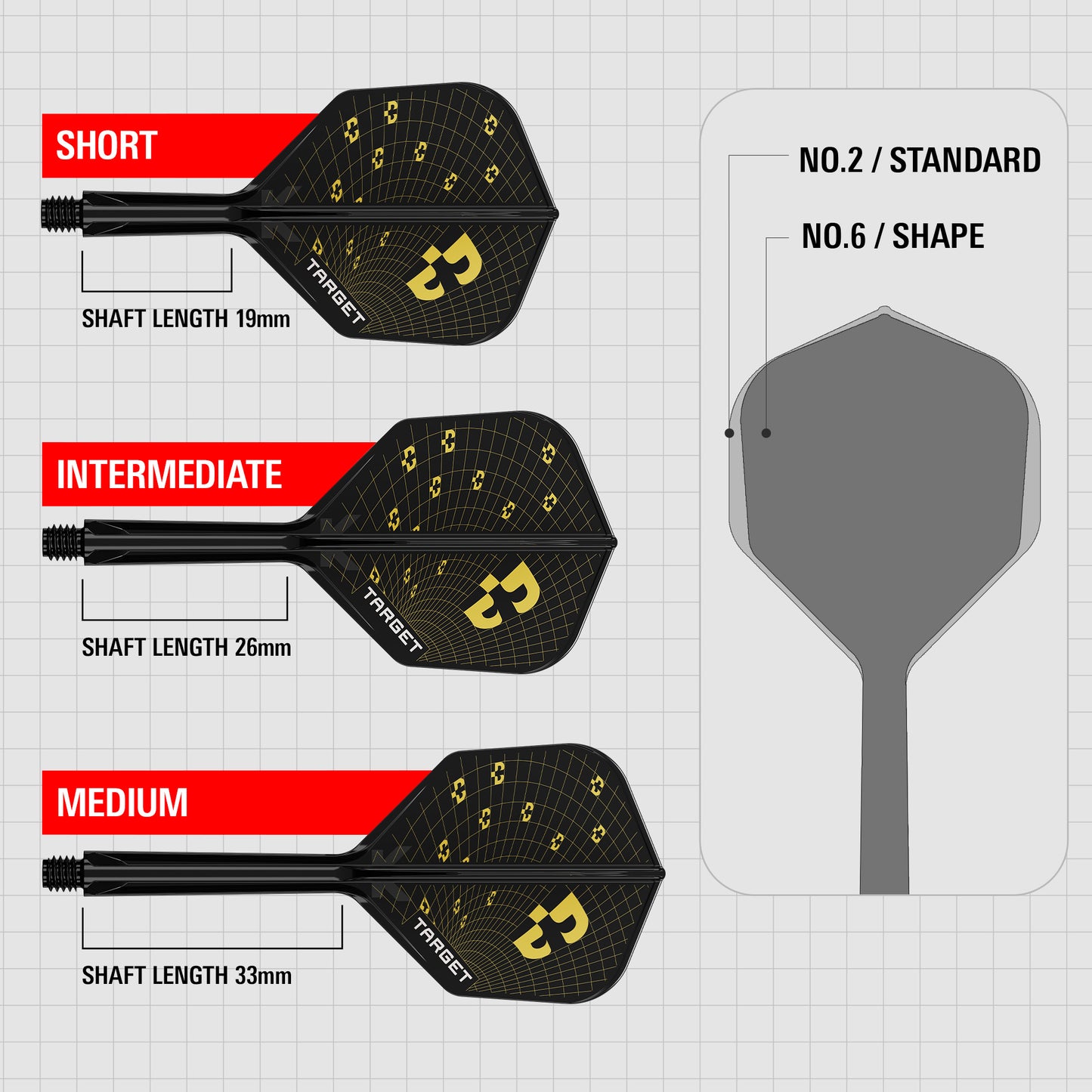 Target K-Flex Bolide No6 Dart Flights