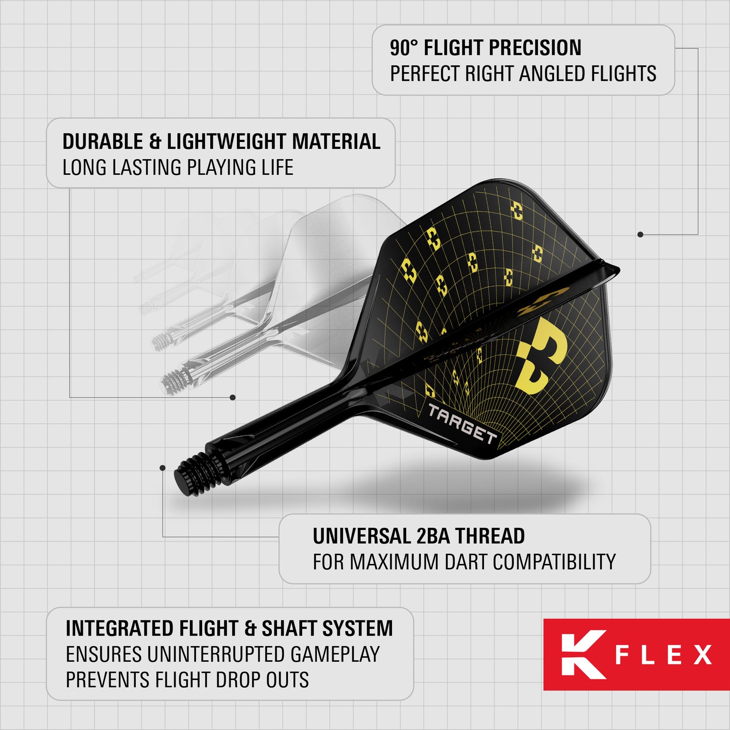 Target K-Flex Bolide No6 Dart Flights