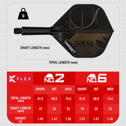 Target K-Flex Cult No2 Dart Flight