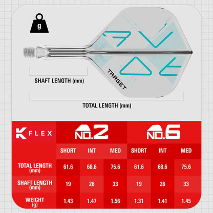 Target K-Flex Rove No2 Dart Flight