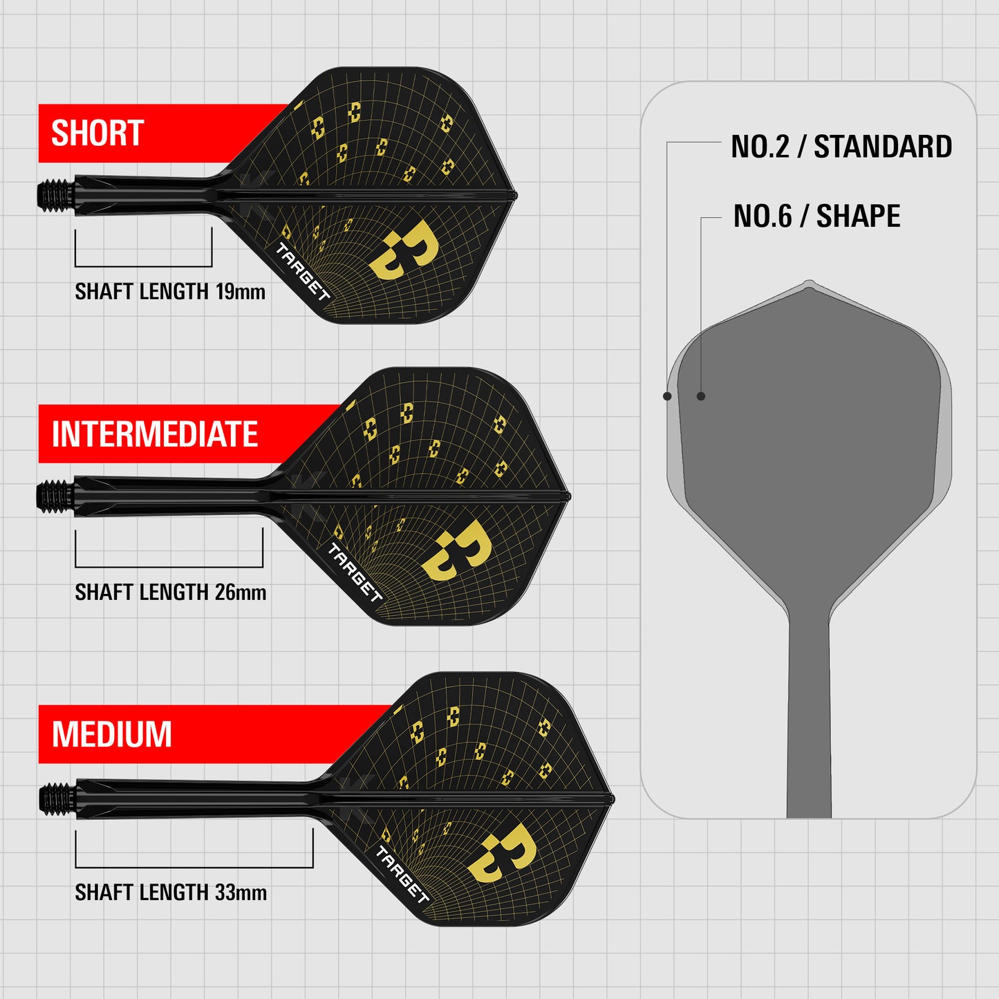 Target K-Flex Bolide No2 Dart Flights