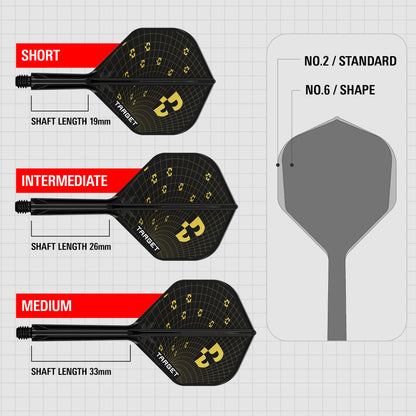 Target K-Flex Bolide No2 Dart Flights