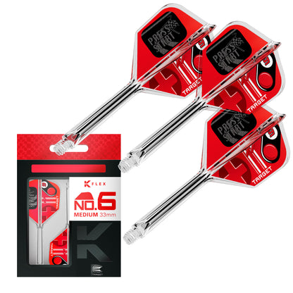 Target K-Flex Press Start No6 Dart Flights