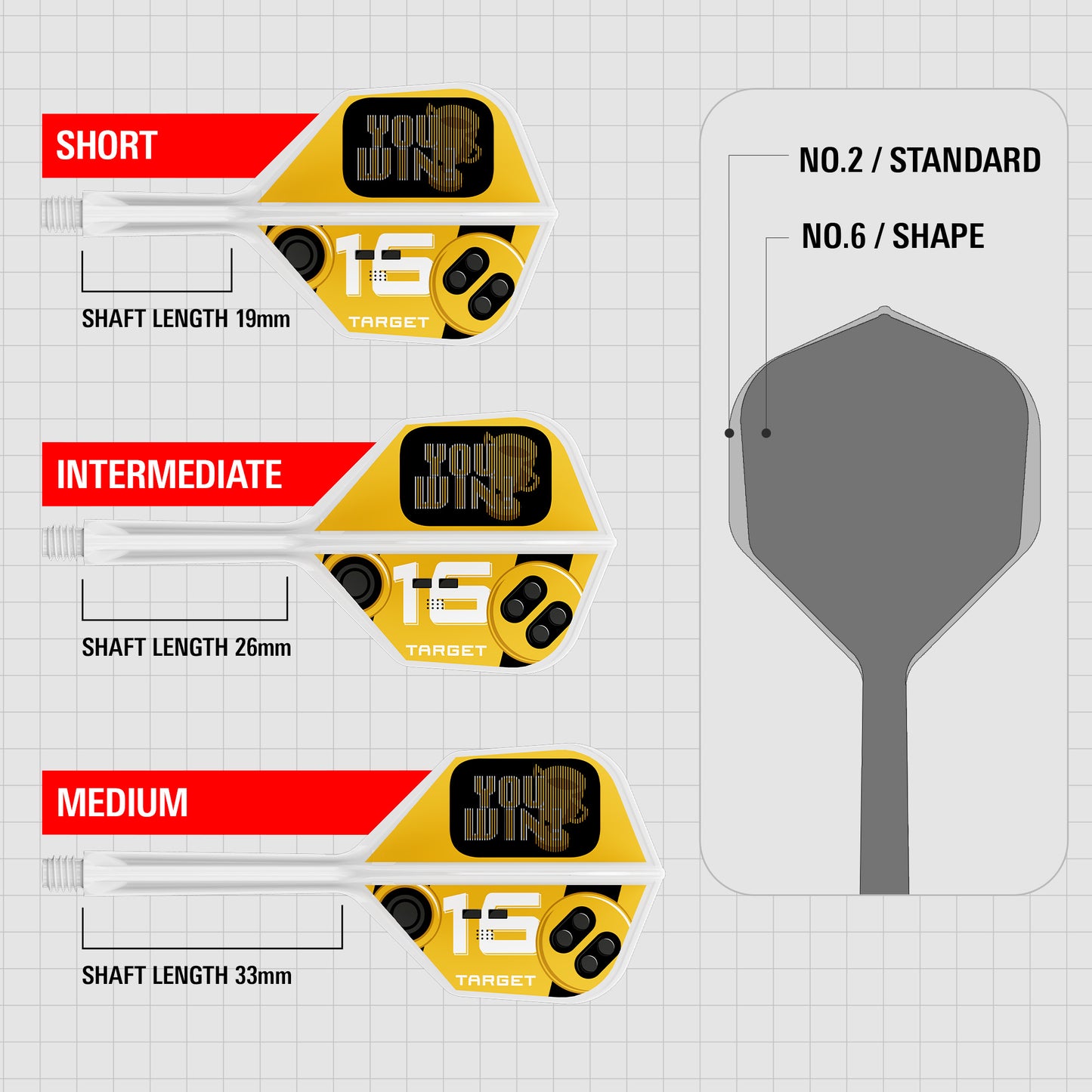 Target K-Flex You Win No6 Dart Flights