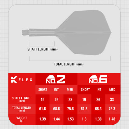Target K-Flex You Win No6 Dart Flights