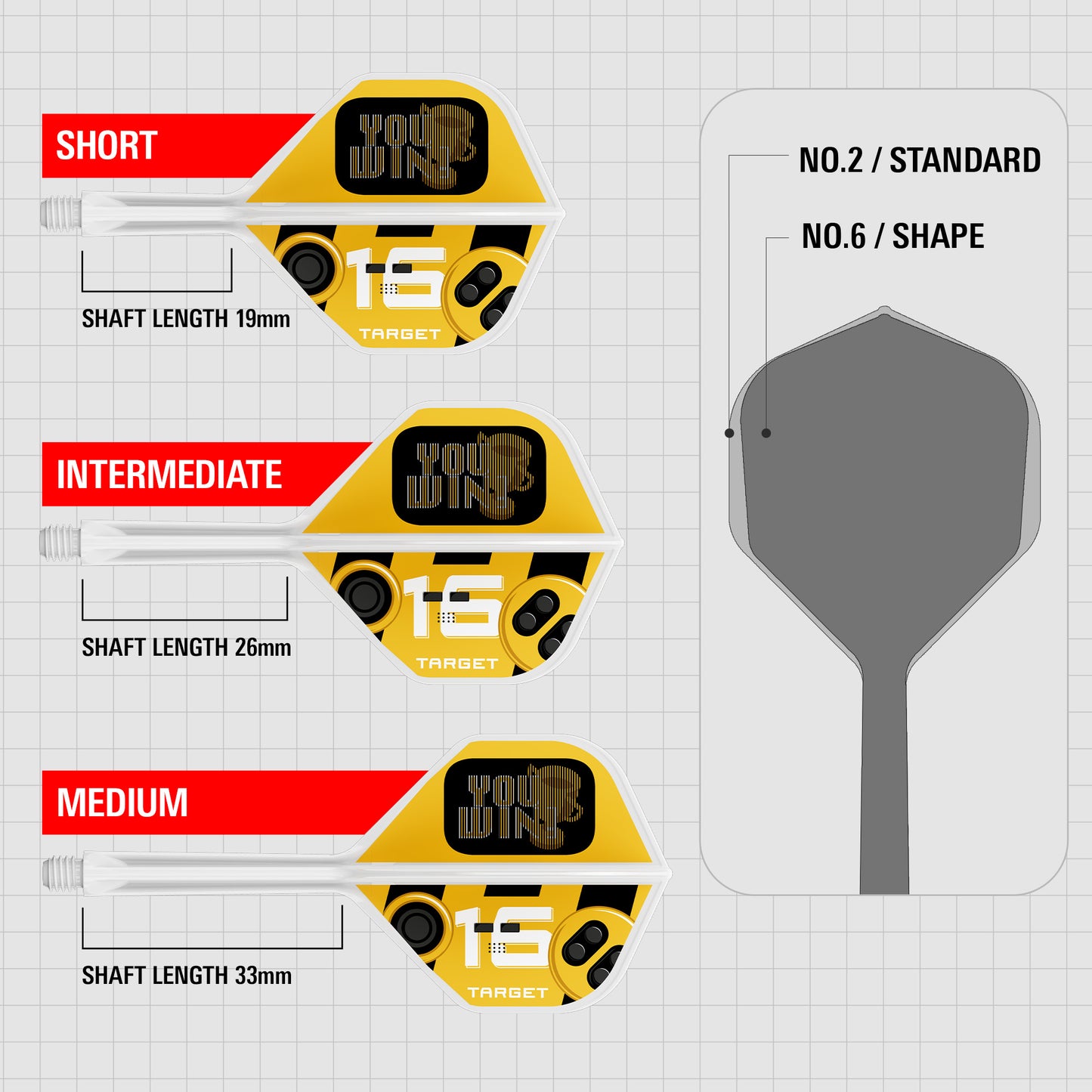 Target K-Flex You Win No2 Dart Flights