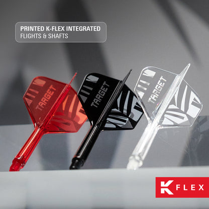 Target K-Flex 2026 Black No6 Dart Flights