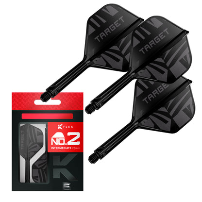 Target K-Flex 2026 Black No2 Dart Flights