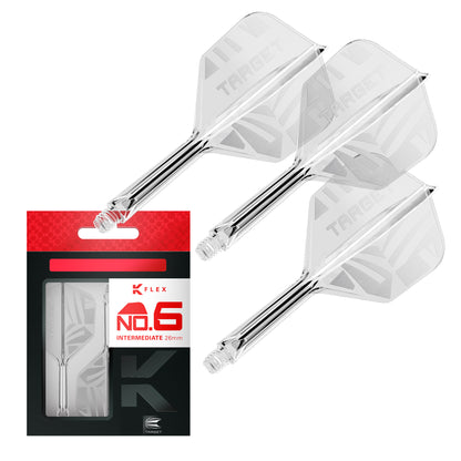 Target K-Flex 2026 Clear No6 Dart Flights