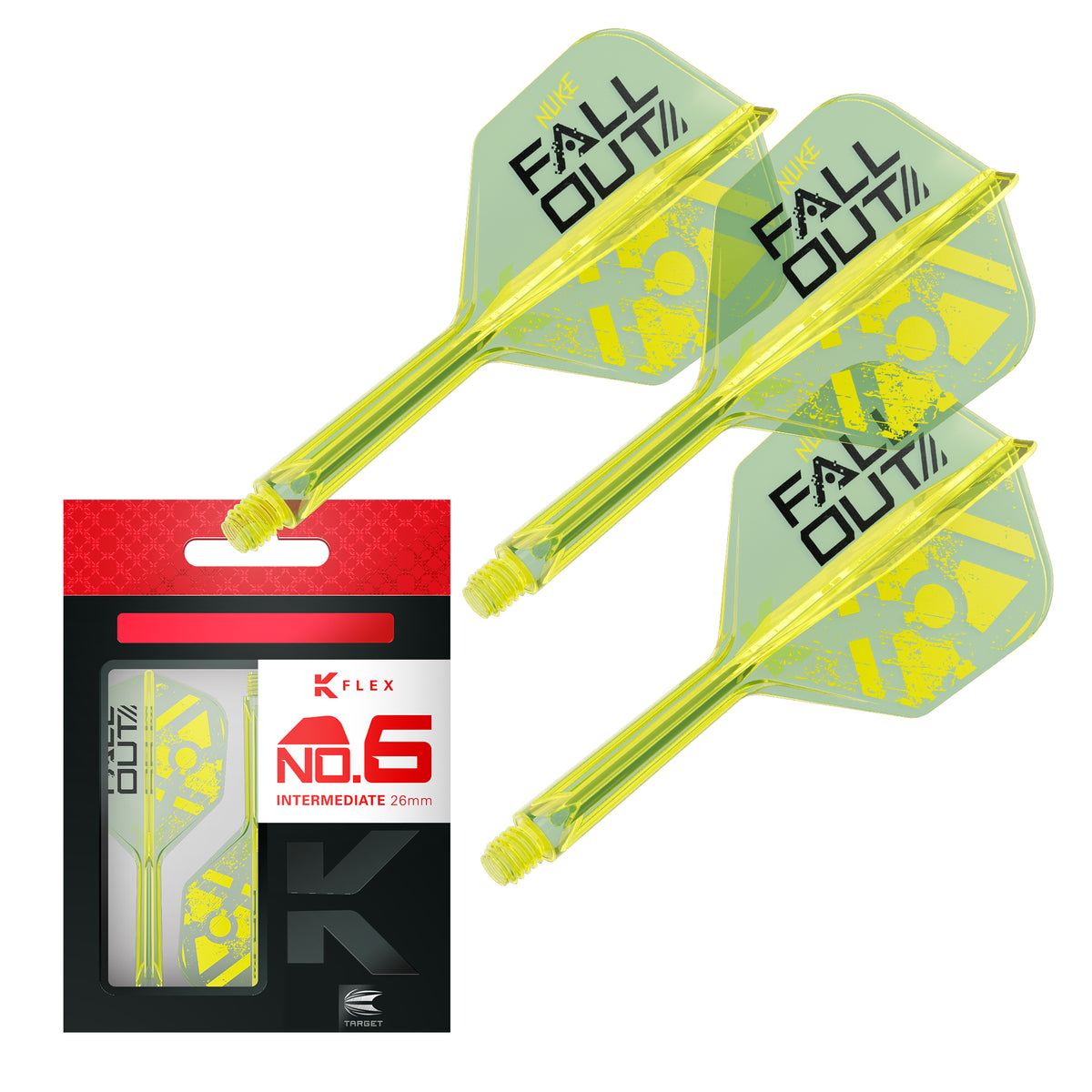 Target K-Flex Luke Littler Fallout No6 Dart Flights