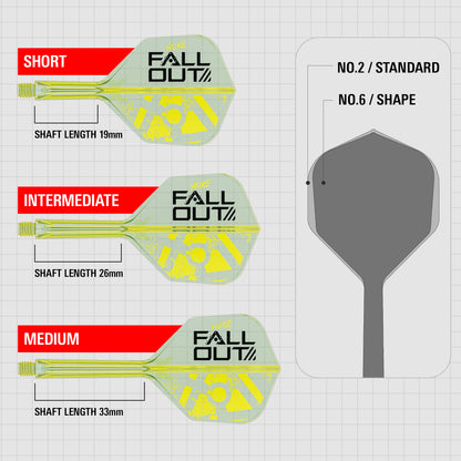Target K-Flex Luke Littler Fallout No6 Dart Flights