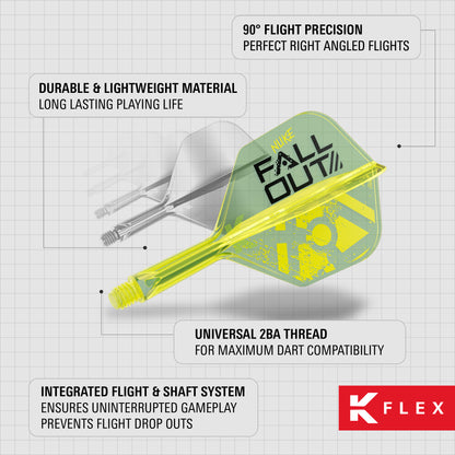 Target K-Flex Luke Littler Fallout No6 Dart Flights