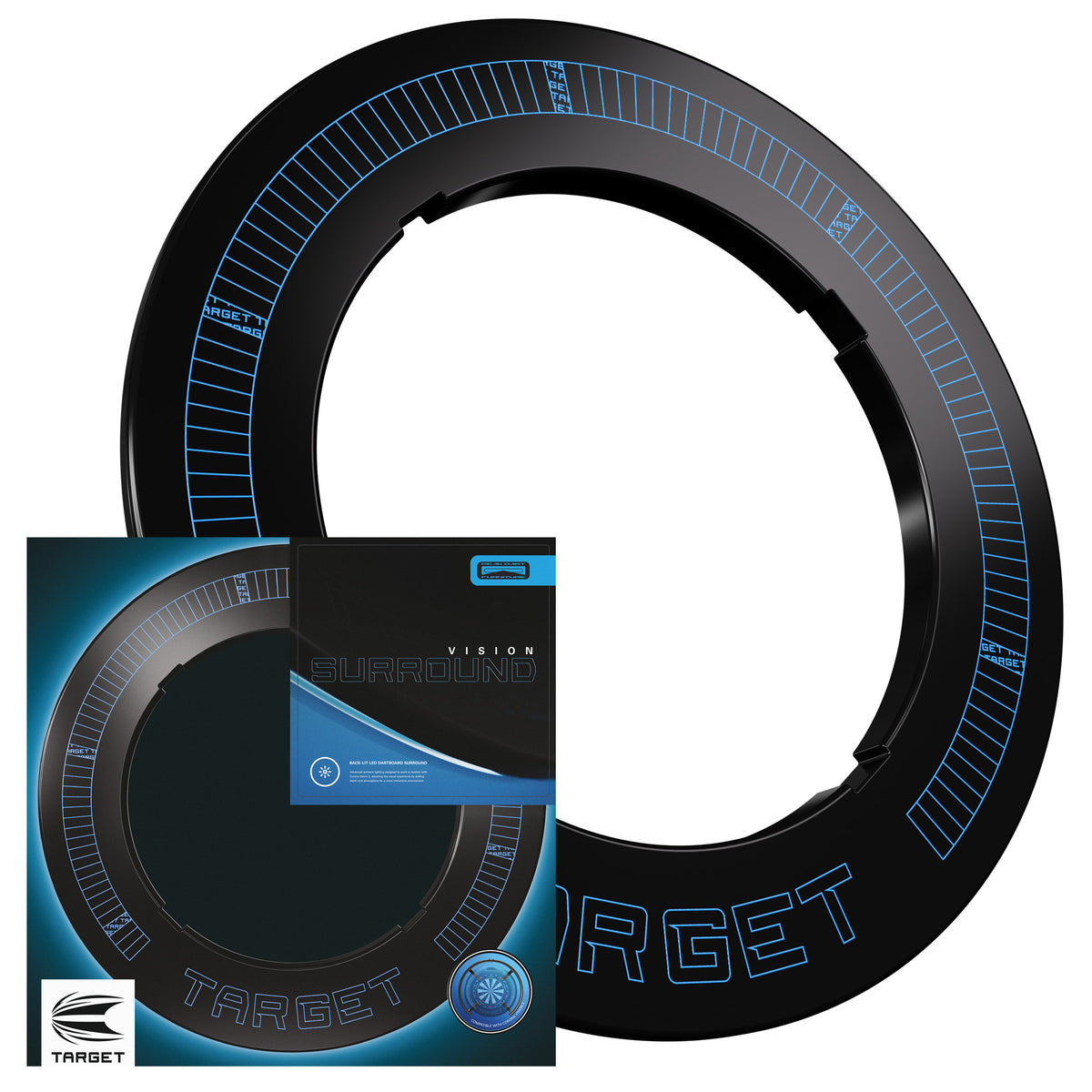 Target Corona Vision Notched Dartboard Surround