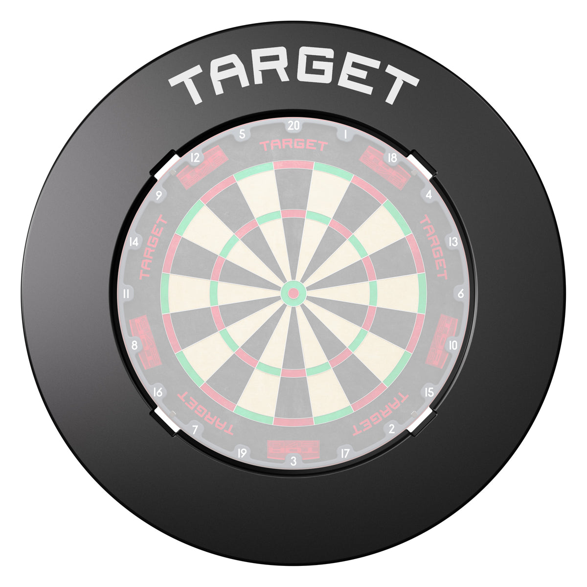 Target Black Notched Dartboard Surround