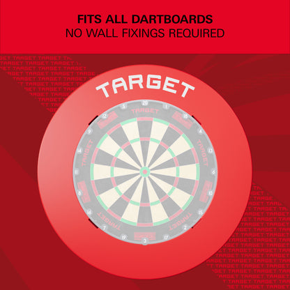 Target Red Notched Dartboard Surround
