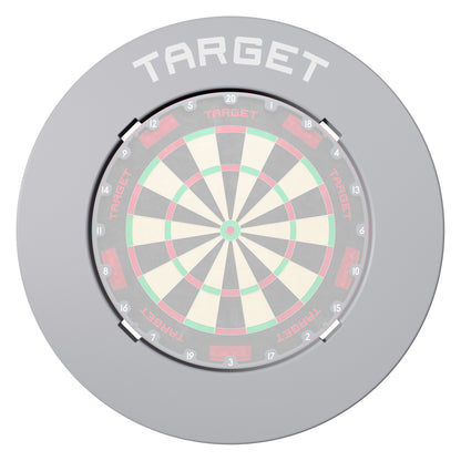Target Grey Notched Dartboard Surround