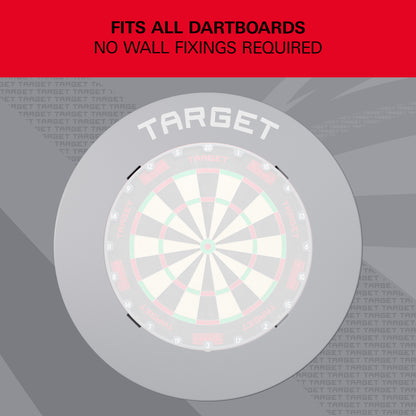 Target Grey Notched Dartboard Surround