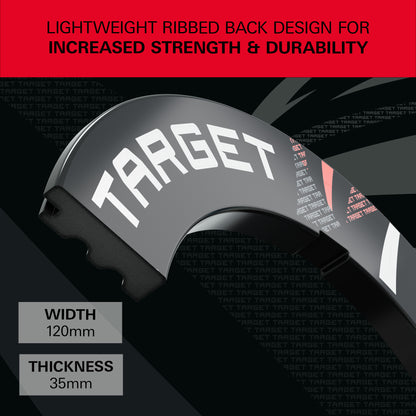 Target Black Patterned Dartboard Notched Surround