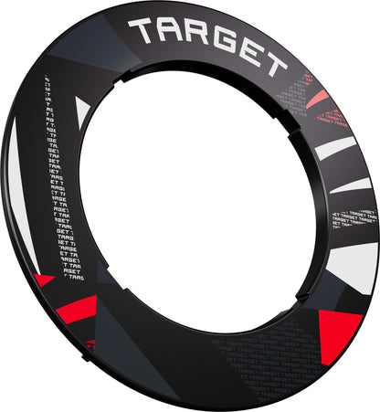 Target Black Patterned Dartboard Notched Surround