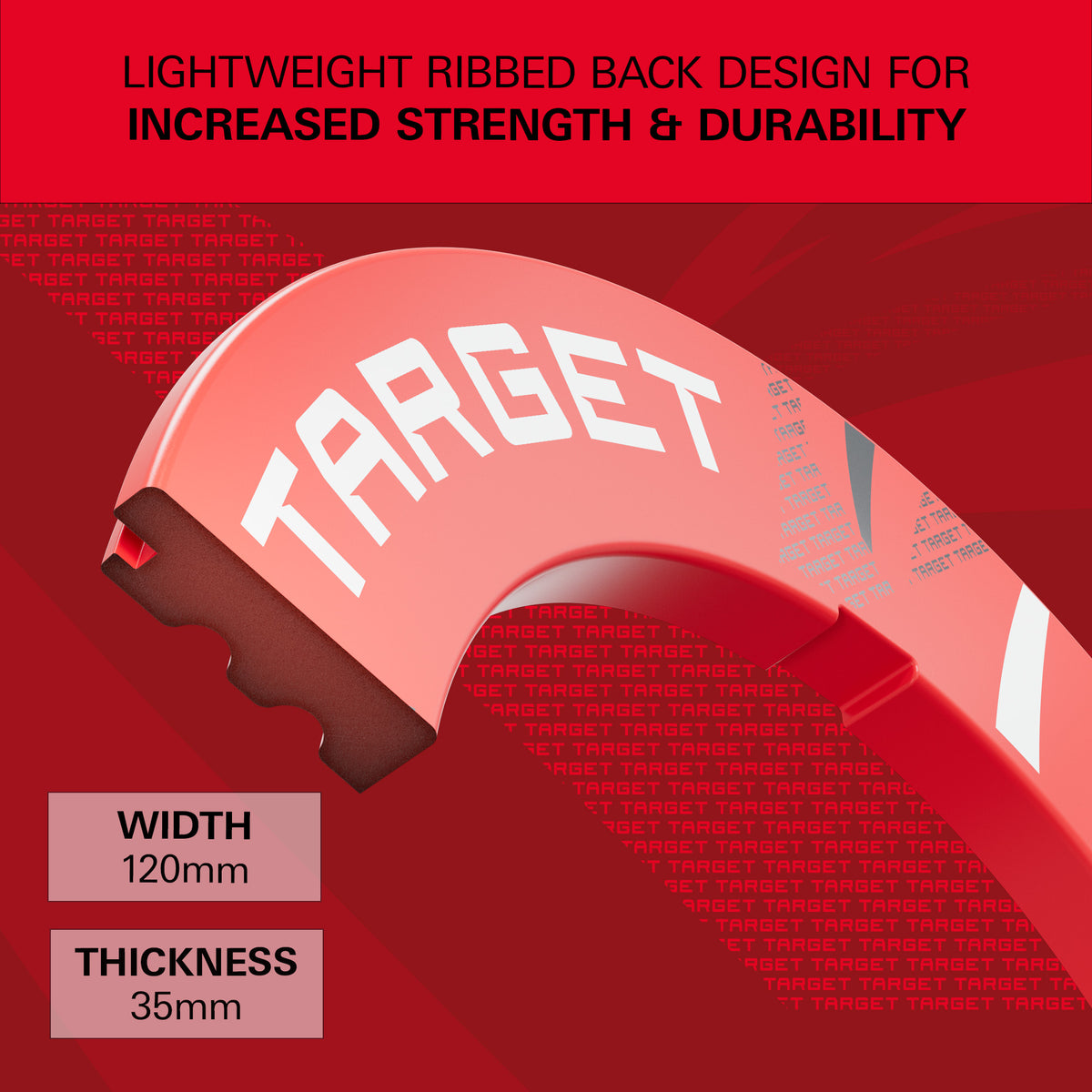 Target Red Patterned Dartboard Notched Surround