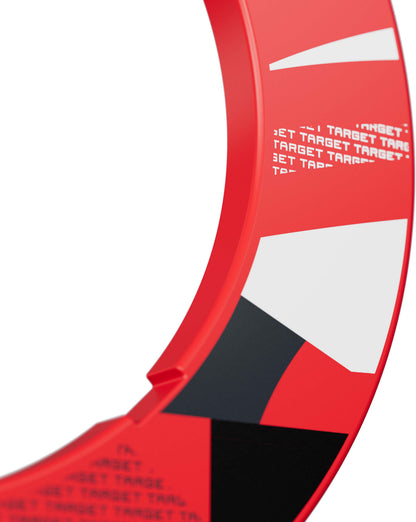 Target Red Patterned Dartboard Notched Surround