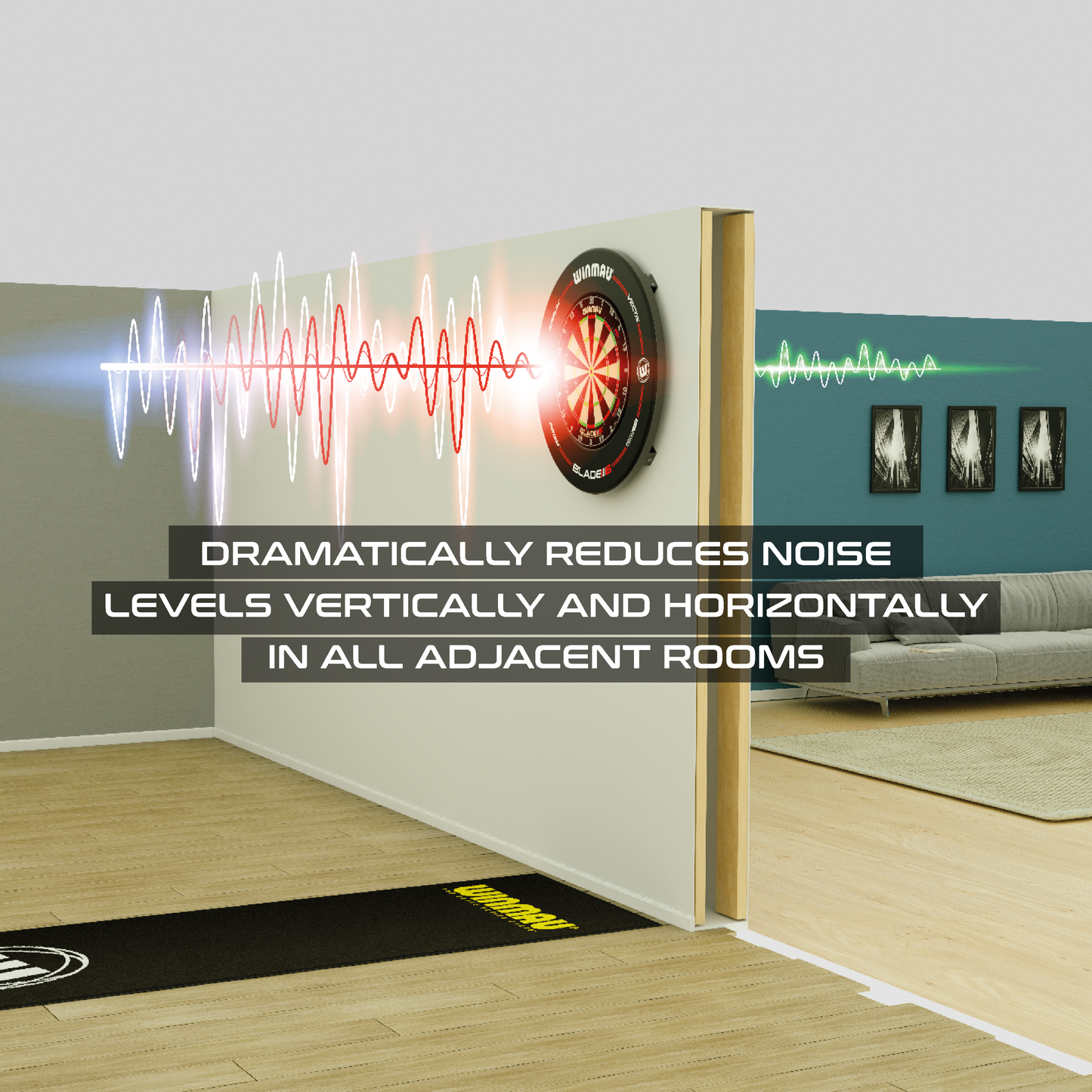 Winmau Wispa Sound Reduction System image 6