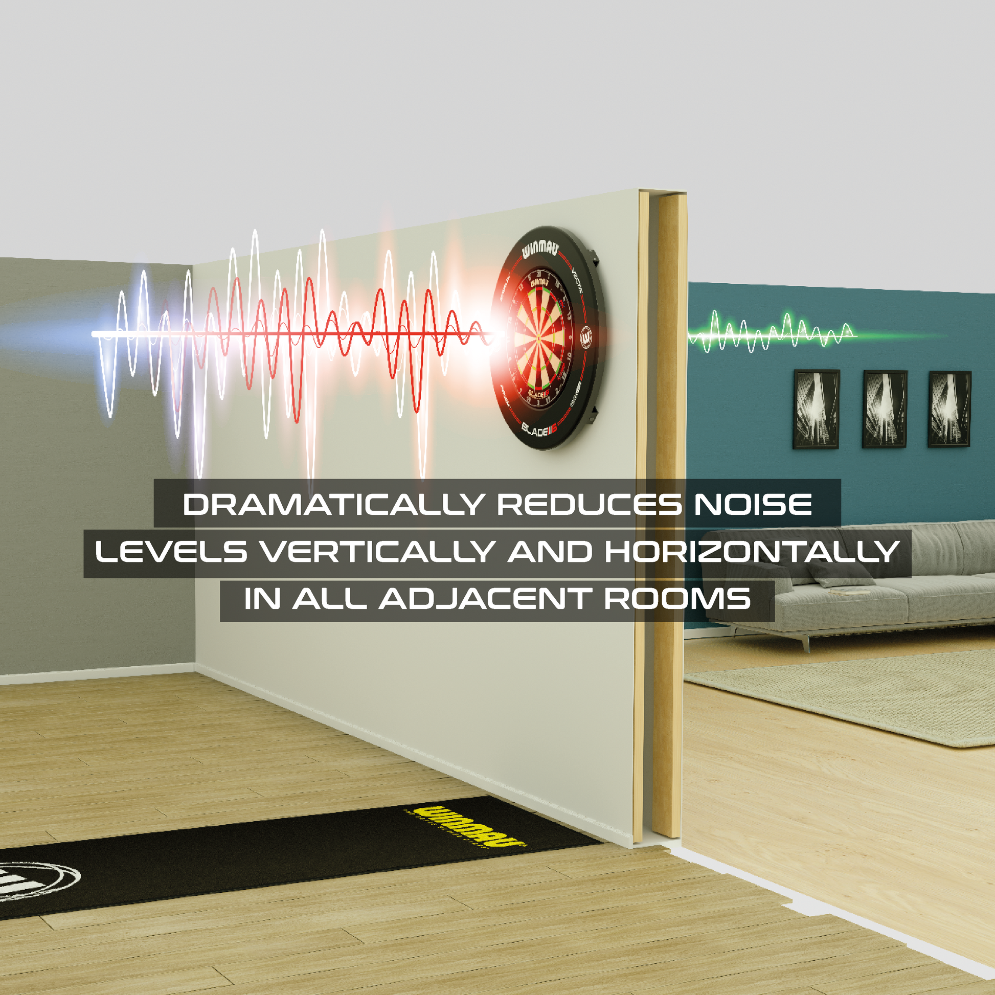 Winmau Wispa Sound Reduction System image 6