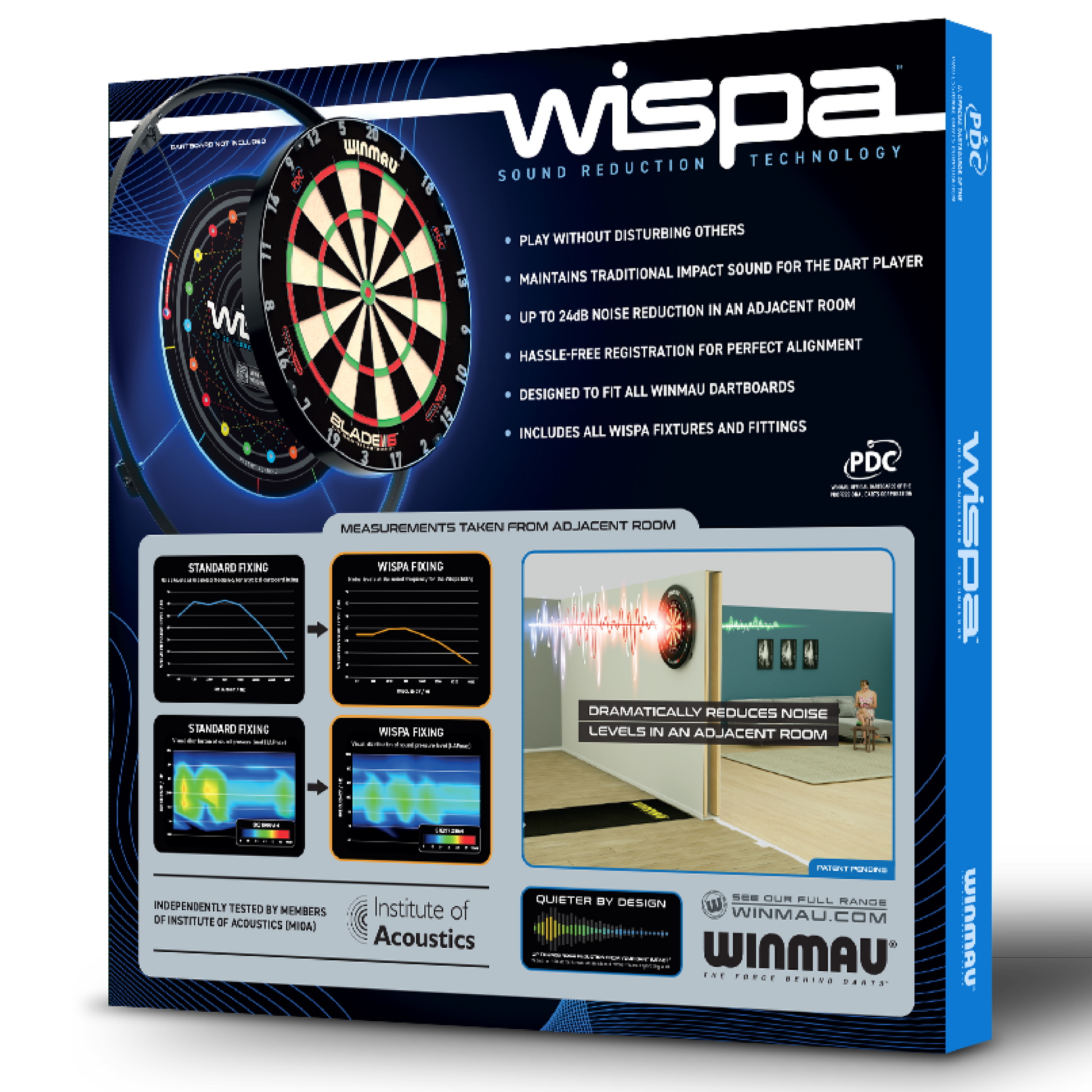 Winmau Wispa Sound Reduction System image 2
