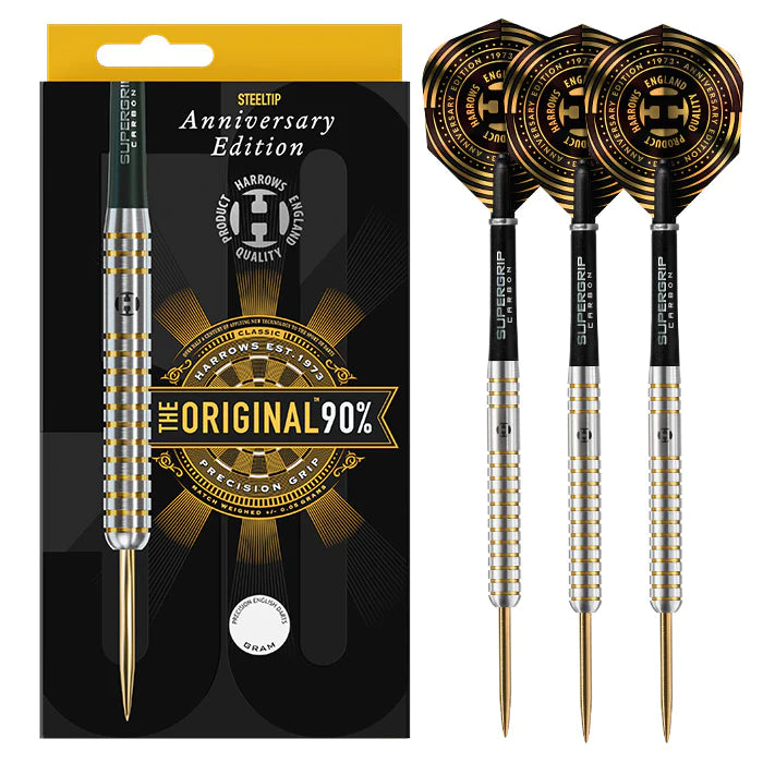 Harrows The Original ANNIVERSARY EDITION 90% Tungsten Steel Tip Dart Set image 0