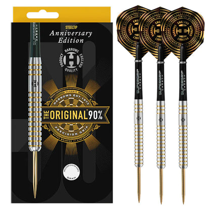 Harrows The Original ANNIVERSARY EDITION 90% Tungsten Steel Tip Dart Set image 0
