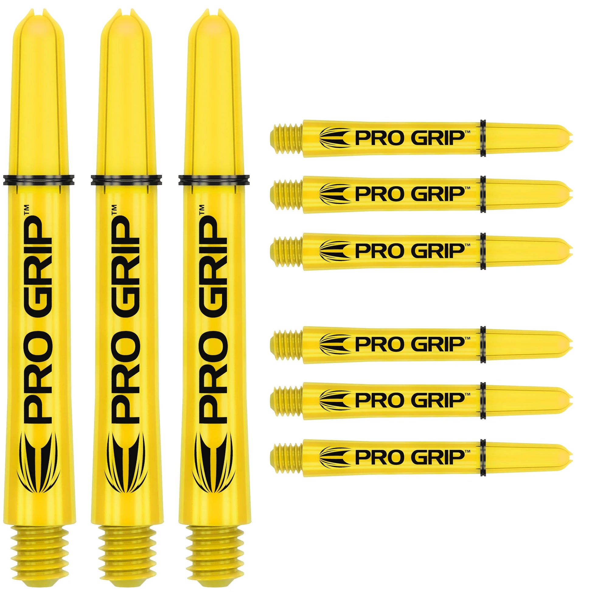 Target Pro Grip 3 Sets Yellow Dart Shaft Stem image 0