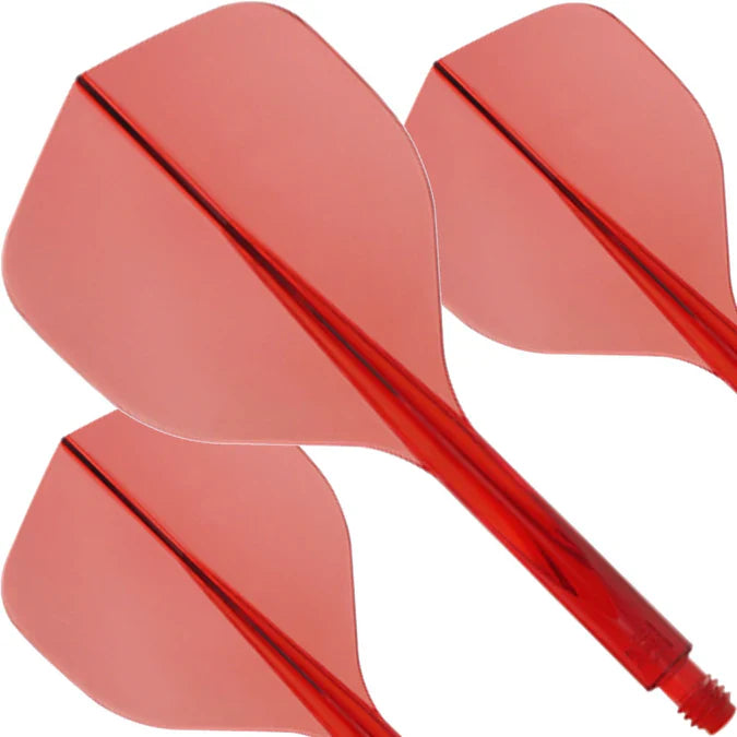 Condor AXE 120 Standard Clear Red Dart Flights