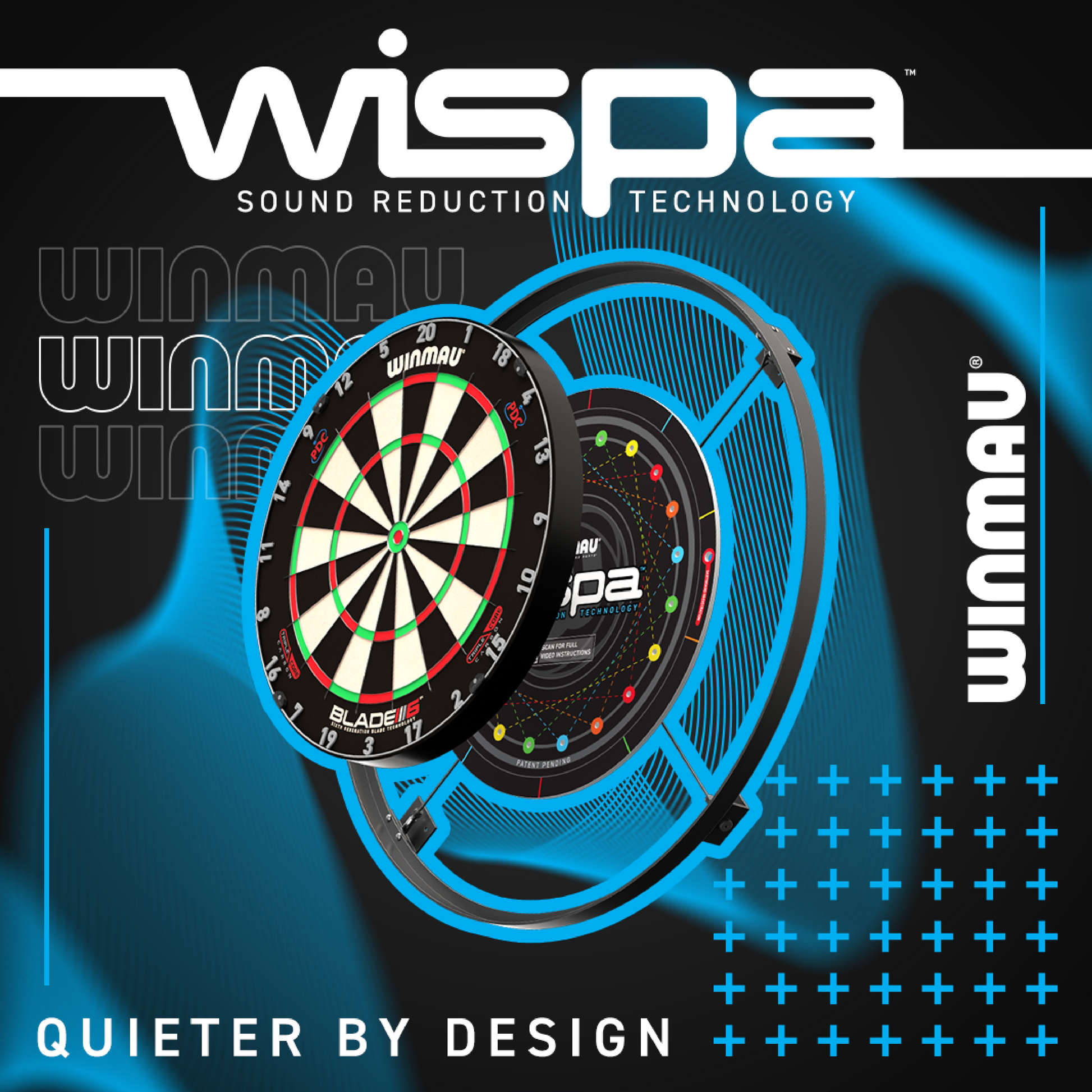 Winmau Wispa Sound Reduction System image 1