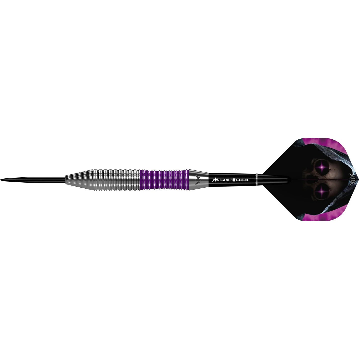Mission Phantom Silver & Purple Brass Dart Set image 2