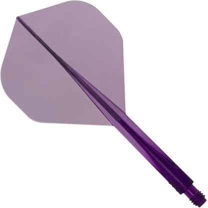 Condor AXE Clear Purple Standard Dart Flights