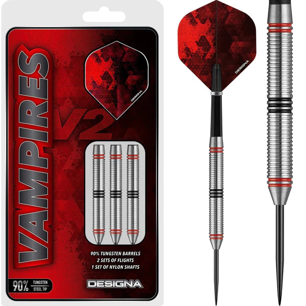 Designa Vampires V2 - M4 - Steel Tip Dart Set image 0