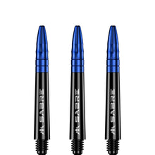 Mission Sabre Black-Blue Top Polycarbonate Dart Shaft Stem image 1