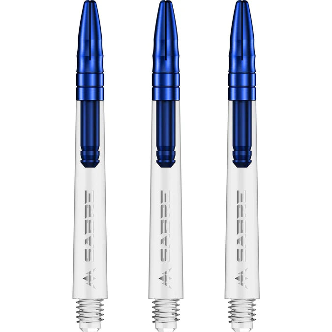 Mission Sabre Clear-Blue Top Polycarbonate Dart Shaft Stem image 0
