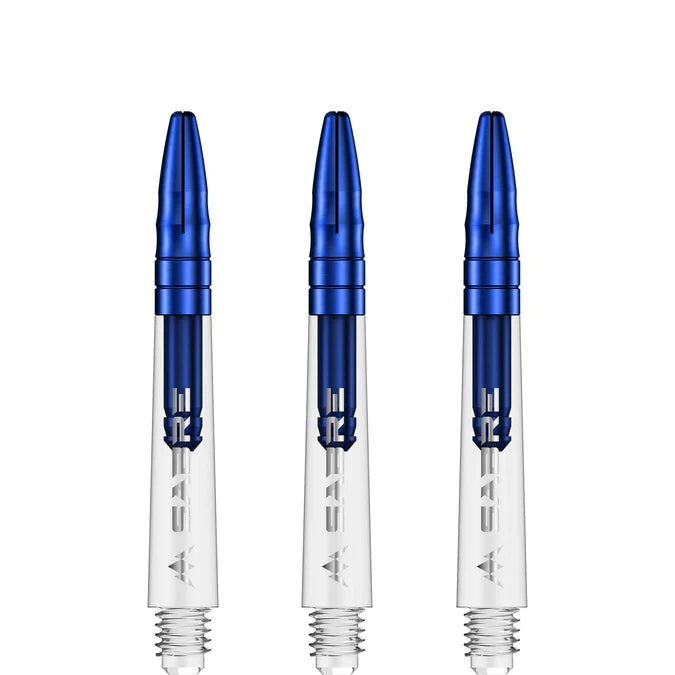 Mission Sabre Clear-Blue Top Polycarbonate Dart Shaft Stem image 1