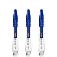 Mission Sabre Clear-Blue Top Polycarbonate Dart Shaft Stem image 1