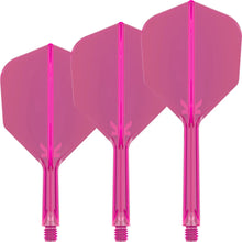 Target K-Flex Neon Pink No6 Dart Flights image 0