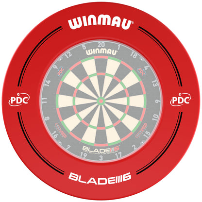 Winmau PDC Red Dartboard Surround image 1
